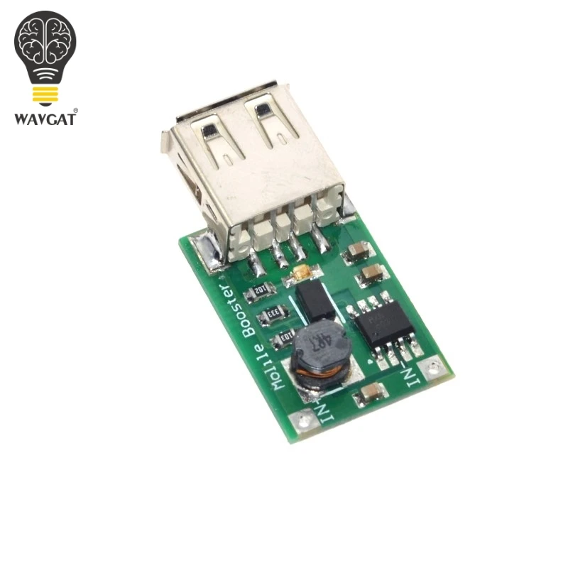 5 шт./лот DC 3V to 5V напряжение на выходе USB зарядное устройство step up Модуль питания