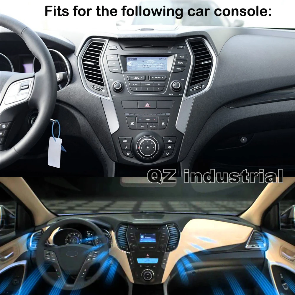 Cheap QZ industrial HD 9inch Android 8.1 T8 for Hyundai IX45 Car DVD Multimedia player with radio Navigation BT GPS 3G 4G WIFI RDS Map 5
