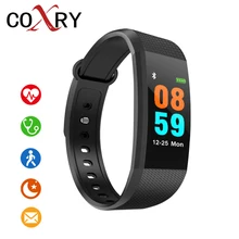 COXRY Фитнес Смарт-часы Для женщин Android спортивные часы для Для мужчин шагомер цифровые часы крови Давление счетчик калорий наручные часы