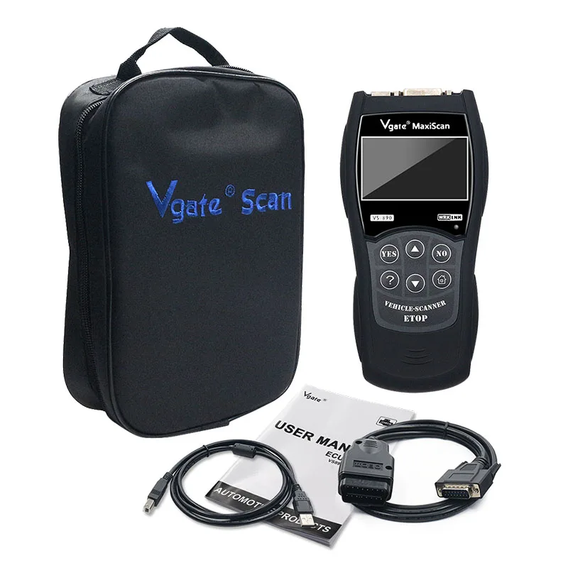 Профессиональный OBD2 EOBD сканер VS890 MaxiScan Vgate VS 890 считыватель кодов неисправностей автомобиля VS-890 OBDII автоматический диагностический инструмент Мультибренды