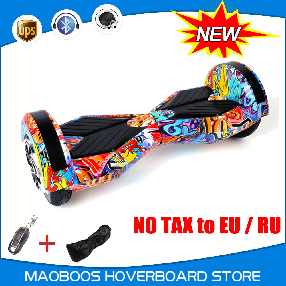 

Self Balance Electric scooter oxboard Bluetooth Smart skateboard remote unicycle overboard Led light Electric hover board