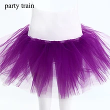 2018 Time-limited Voile Fashion Solid Classic Tulle Skirt Midi Knee Length Grunge Jupe Female Mini Tutu Adult Petticoat