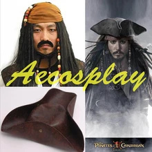 Пираты Карибы Джек Воробей парик повязка на голову шляпа костюм Косплей Набор