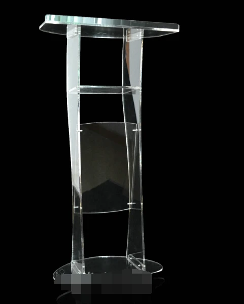 

Creative wedding ceremonies podium desk reception table acrylic lectern speaking podium celebration INSTITUTE host station