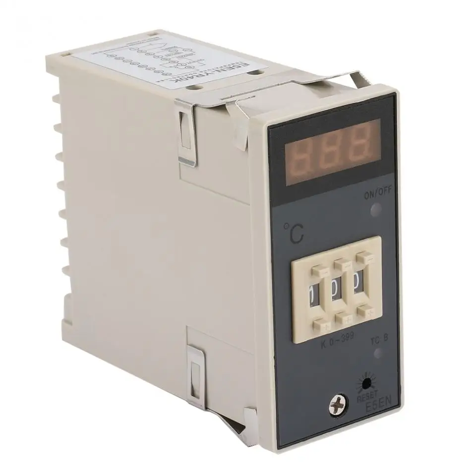 E5EM Digital Thermostat 0-399° Temperature Controller With K Type Thermocouple