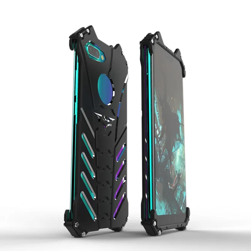 Luxury Batman Kickstand Shockproof Case For Huawei Honor 10 Aluminum Bumper Skin Armor Metal Back Cover |