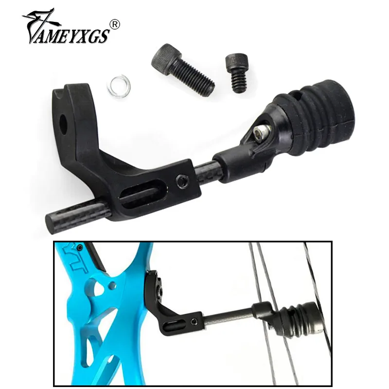 

1pc Archery Compound Bowstring Stabilizer Bow String Damping Stopper Shooting Balance Rod Shock Absorber For Hunting Accessories