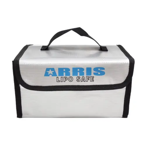 

ARRIS Fire Retardant LiPo Battery Portable Safety Fireproof Case Bag Handbag Box 215*155*115mm For FPV RC Drones Quadcopter