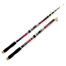 Углеродное волокно телескопическая удочка плюс металлическая Рыболовная катушка 2,1 М 2,4 М 2,7 М 3,0 М 3,6 м спиннинговая катушка рыболовные удочки Рыболовная катушка