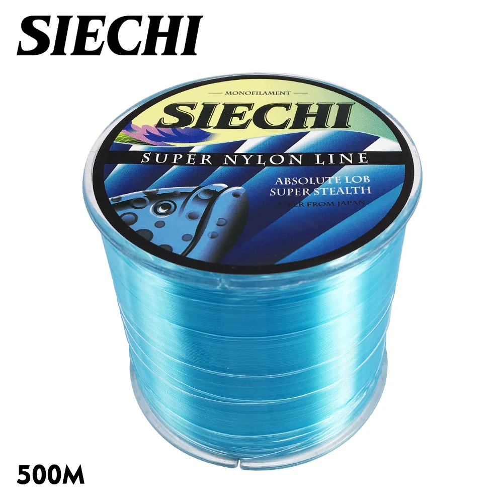 2 قطع 500 متر خيط صنارة الصيد s SIECHI خيط صيد خط المتعددة الشعيرات قوي النايلون صنارة صيد السمك بذبابة الصيد الصناعية Pesca 3 ألوان