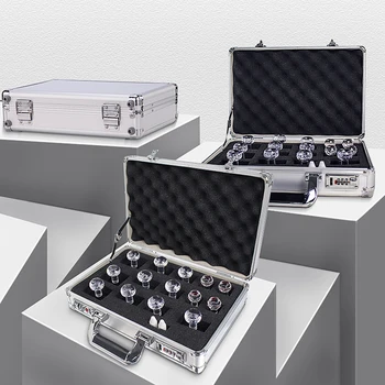 

Aluminium Watch Box Display Case Jewelry Collection Storage Organizer document Holder Gift