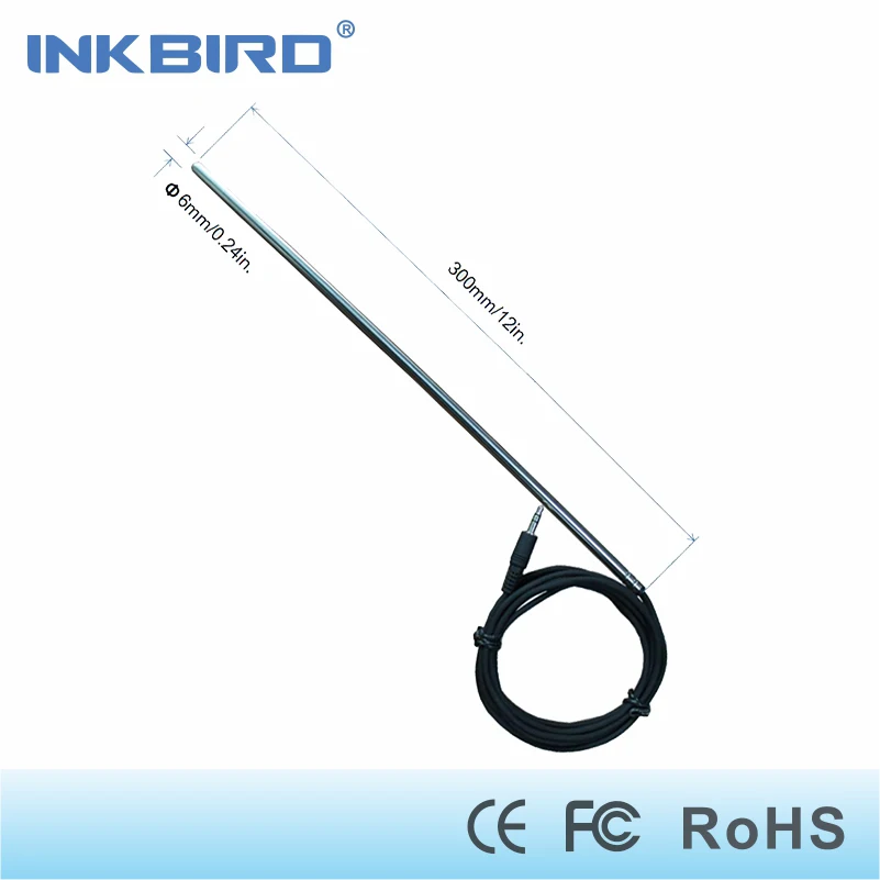 Термостат Inkbird 12 &quotNTC нержавеющий зонд термопара переходник типа Мама папа для