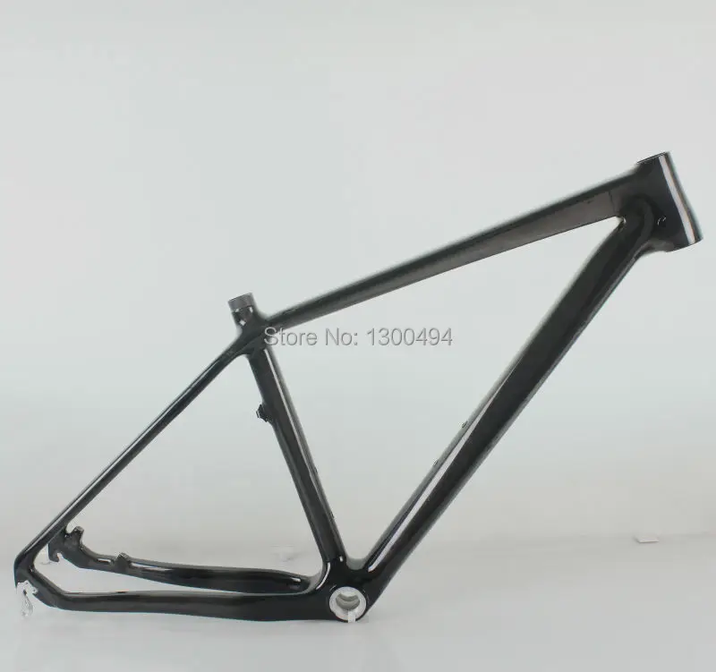 Flash Deal Outdoor Cycling Carbon frameset  for 26er mountain bike 17inch / KQ-MB501 / Black Glossy 0