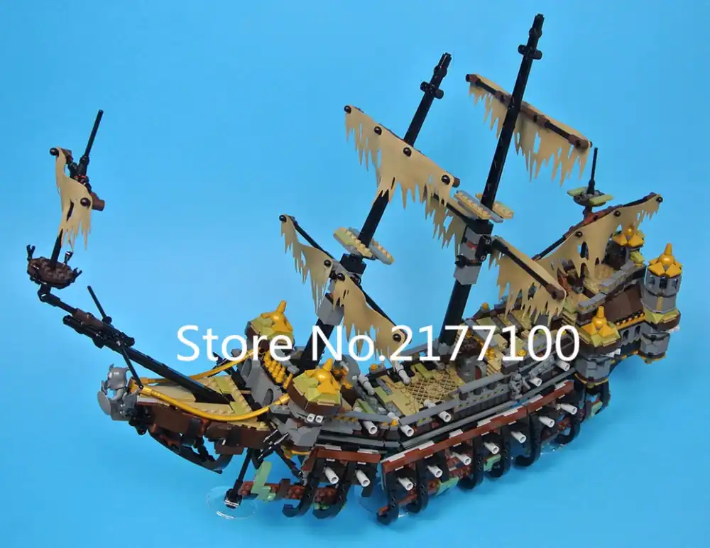 16042 MOC Pirate Ship The Slient Mary Set Blocks Bricks 2344pcs