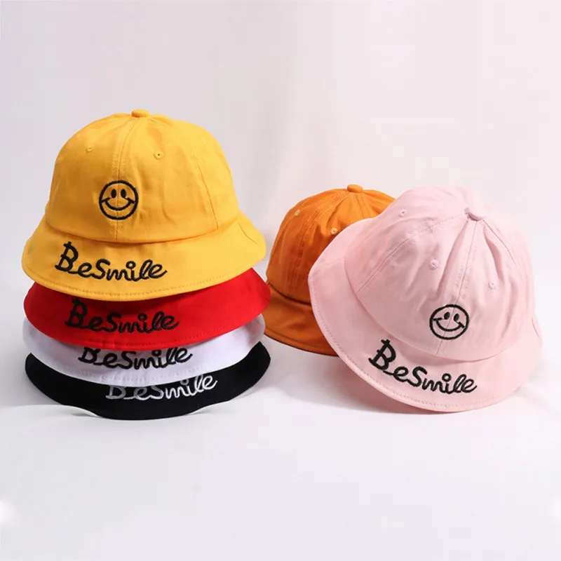 

Kids Hats Baby Girl Boy Children Cotton Sun Hat Bucket Summer Sunscreen Outdoor Beach Cap for Girls