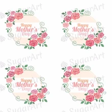 Сахарный штамп для Дня матери переводной лист для шоколада для украшения торта, DIY подарок для мамы, кухонные инструменты для выпечки