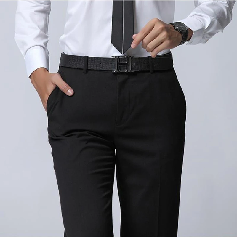 Высококачественная брендовая одежда Мужские Брюки Формальные Длинные Мужские модельные брюки мужские брюки Slim Fit костюм брюки Pantalones Hombre