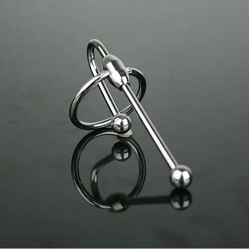 Happygo Stainless Steel Solid Urinary Penis Plugs Removable Loop Metal Catheters Men's Fetish Sex Toys Adult Games A510 | Красота и