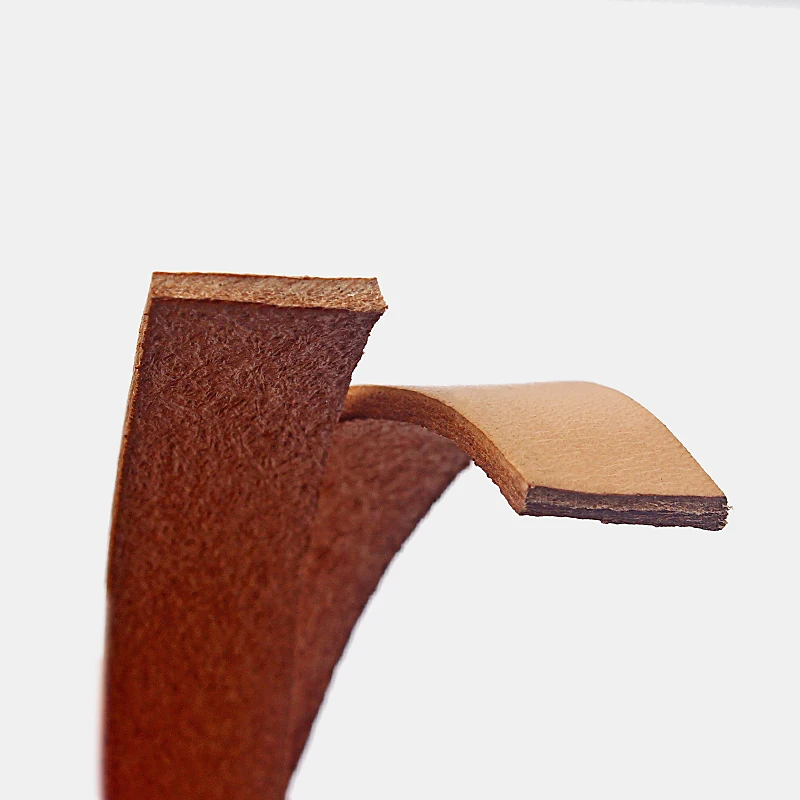 3 Meters Natural Flat Real Genuine Leather Cords Strip 13*2mm For Bracelet Necklace Jewellery Making Couro Jewelry Findings