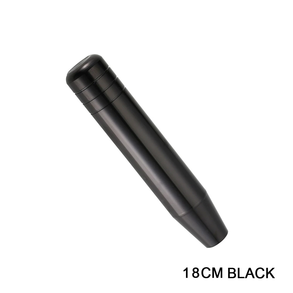 R-EP универсальная алюминиевая ручка переключения передач 13 см 18 см жареная синяя гоночная ручка переключения передач для большинства автомобилей - Название цвета: 18CM BLACK