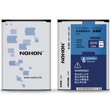 100% Original NOHON 3200mAh High Capacity Battery For Samsung Galaxy Note 3 Note3 N9000 N9006 N9005 N9009 No NFC