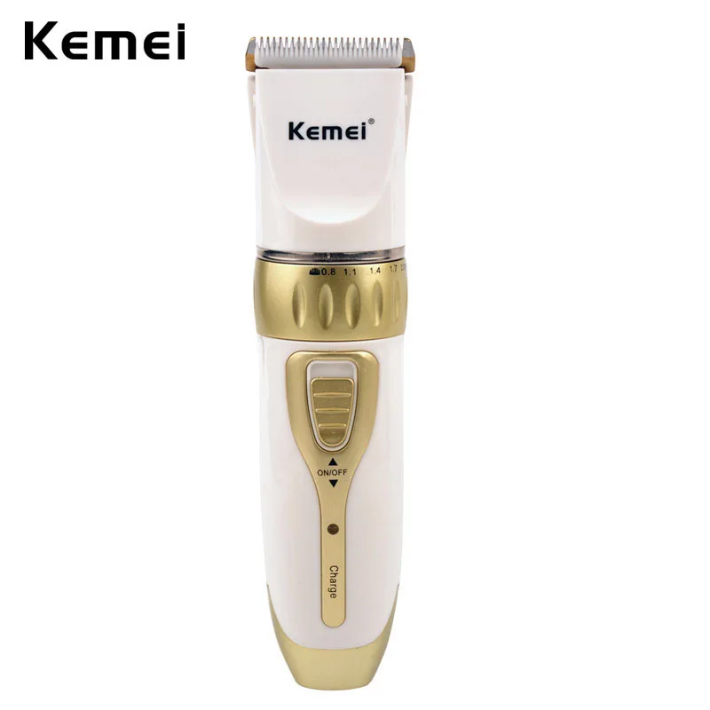 Kemei Rechargeable Hair Clipper Haircut Machine Hair Cutting Machine Electric Hair Trimmer Cutter Adjustable Beard for