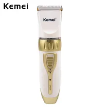 Kemei Rechargeable Hair Clipper Haircut Machine Hair Cutting Machine Electric Hair Trimmer Cutter Adjustable Beard for