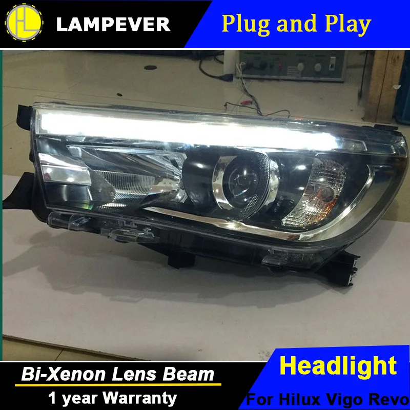 Lampever Car for Toyota Hilux LED Headlights 2015 New Hilux Revo Vigo