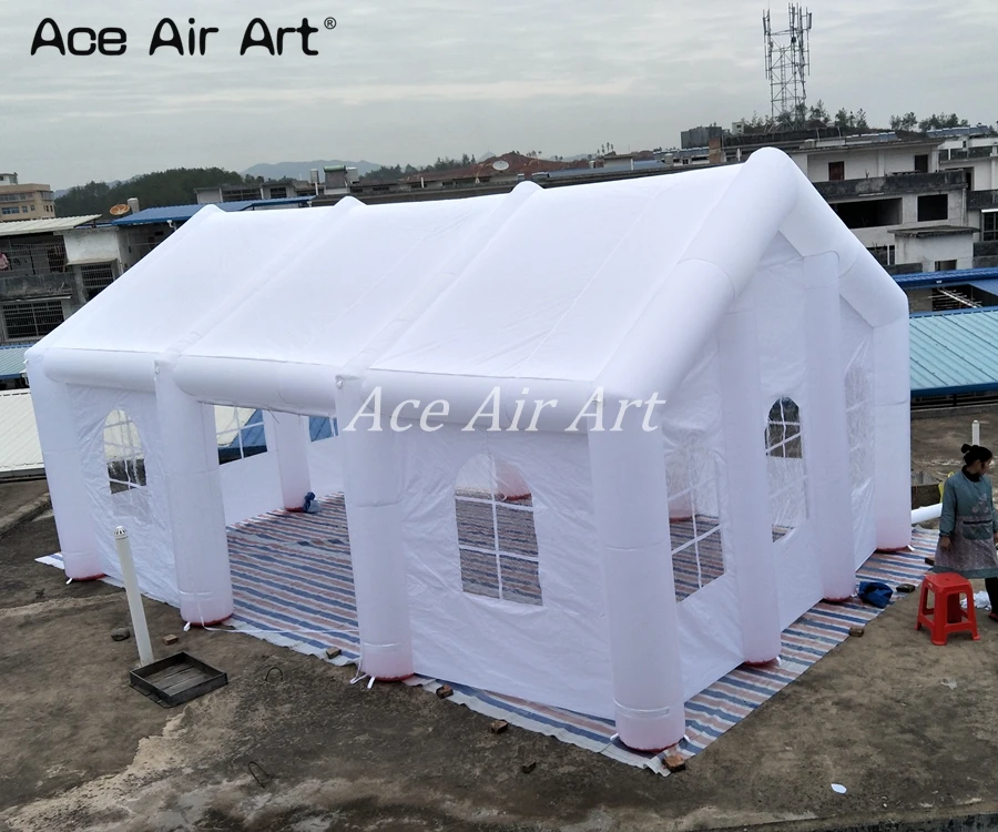8 м L x 5 м W x 4 м H надувная палатка в виде вигвама для свадьбы, Свадебный дом, строительный тент, открытый шатер для вдов, палатка на продажу
