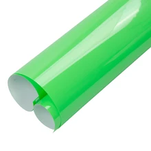 HOHOFILM 0,5x1 м неоновая зеленая теплопередача виниловая светящаяся футболка виниловая Железная на виниле горячая печать винил 20 ''x 39,37''