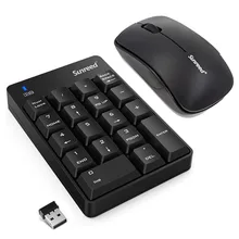 Новинка, 18 клавиш, 2,4G, мини беспроводная клавиатура, мышь, USB цифровая игровая клавиатура и мышь, набор, Поддержка Windows XP Vista 7 8 10