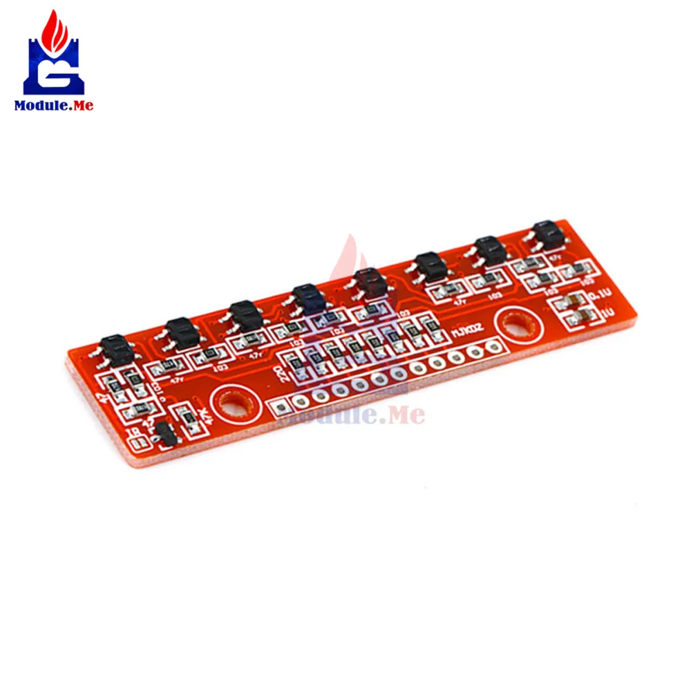 

Tracking Module Infrared Detection Sensor Module DIY For Arduino 8 Channel Infrared Detector Hunting Module 8bit Sensor Module