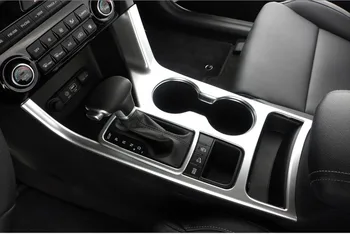 

car styling water cup holder frame decal cover trim cover 3D sticker for Kia Sportage 2016 2017 KX5 interior molding accessories