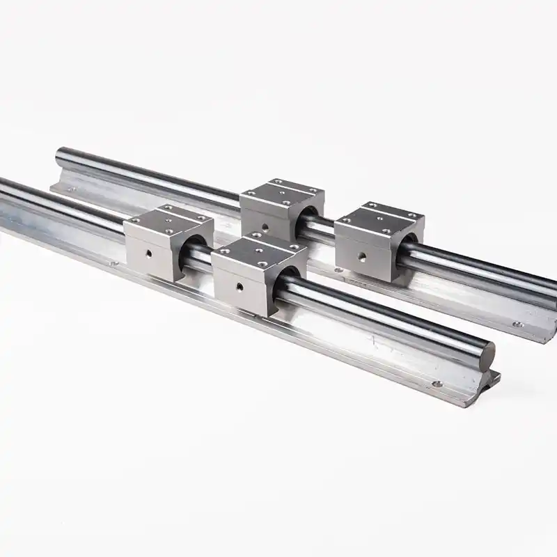 Slide Guide 18mm Width for DIY 3D Printe Linear Slider 400MM Mini with Bearing Slider Blocks High Accuracy Steel Slider Block