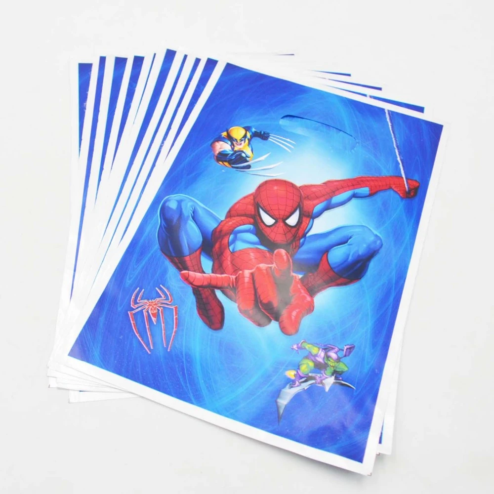 Sharpen Profession Amuse 10pcs Spiderman Gift Bag Candy/loot Bag Cartoon Theme Party Festival&event  Spiderman Birthday Decoration Favor Party Supplies - Gift Boxes & Bags -  AliExpress