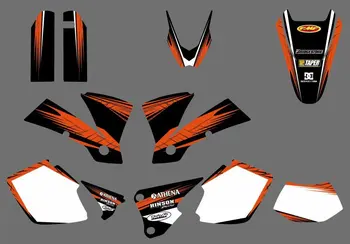 

new style (0420) TEAM GRAPHICS & BACKGROUNDS DECALS FOR EXC 125/200/250/300/400/450/525 2003