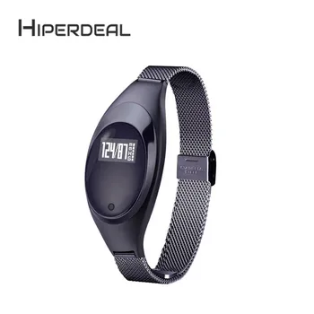 

HIPERDEAL Smart Watch Blood Pressure Heart Rate Monitor Pedometer Fitness Tracker Multi languages Bluetooth WristWatch #A