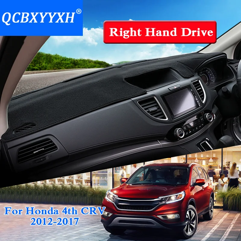 QCBXYYXH для Honda CRV 2012- правый руль приборной панели Коврик защитный интерьер Photophobism коврик тент подушка для стайлинга автомобиля