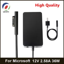 QINERN 12V 2.58A 36W AC Adapter Charger For Microsoft Surface Pro4 Pro3 Laptop Adapter EU US UK QINERN 12V 2.58A 36W AC Adapter Charger For Microsoft Surface Pro4 Pro3 Laptop Adapter EU US UK