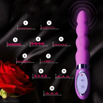 10 Speed Silicone Vibrator Multispeed Vibrating toy dildo Vibrator Adult Sex Toys For woman Waterproof Clit Vibrator Sex Product 4