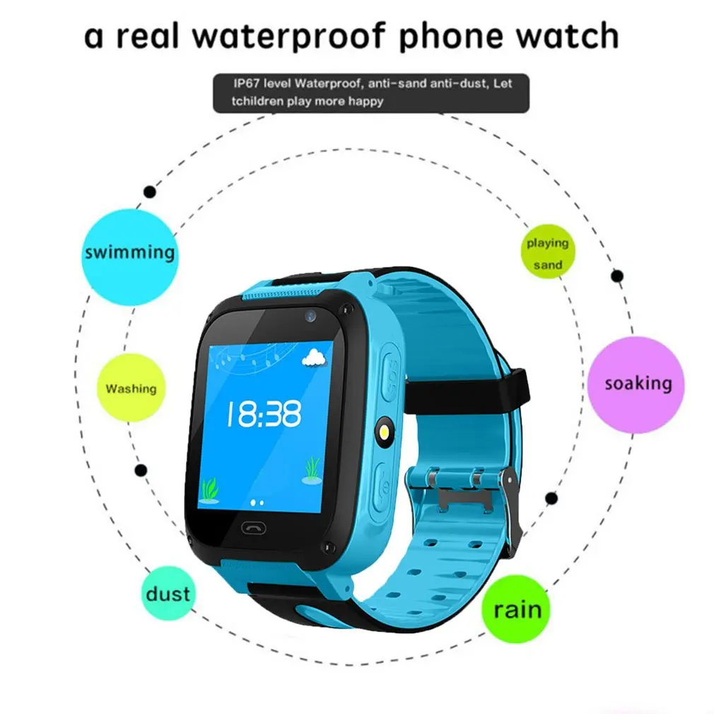 

Children Baby V6 Smart Watch with Camera Anti Lost Monitor SOS Call Waterproof Children Watch For IOS And Android Phone