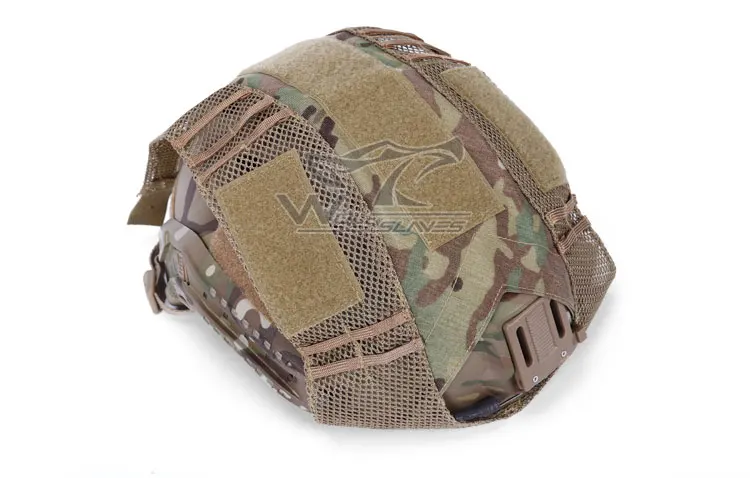 FMA Охота Тактический Combat paintball Air-soft шлем покрытие прочный легкий вес полупокрытый шлем ткань с сетчатыми аксессуарами