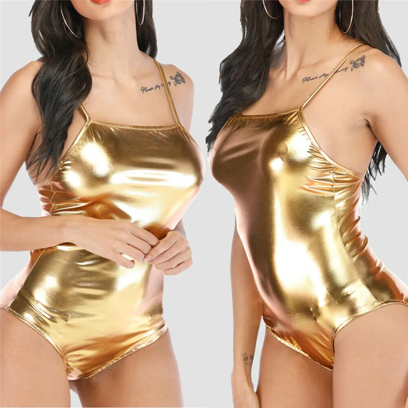 

Sexy Women Bodysuit Bodycon Romper Tight One-Piece Bikini Leotard Tops Blouse Playsuit Sleeveless Swimwear Beachwear