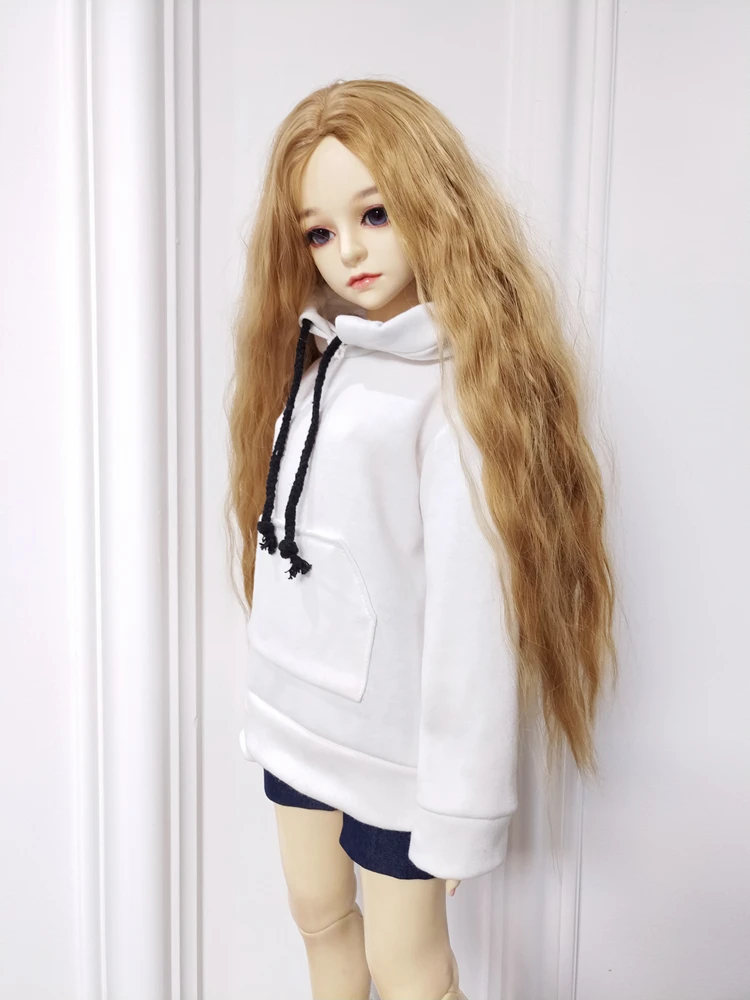 T02-X547 Blyth кукольные одежда 1/3 1/4 bjd 1/6 мягкого плюша; аксессуары для куклы свитер рваные джинсовые шорты 2 шт./компл