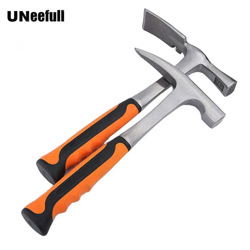 UNeefull Point Geological Hammer, Professional Survey Hammer, Mini Mason Hammer hand tools safety Car emergency escape Hammer