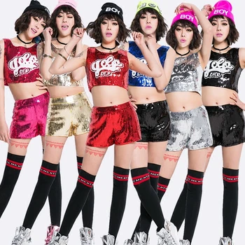 

2018 New Classical Women Dj Female Singers Sexy Clothe Nightclubs DS Performance Vest+pant Bar Show Tops Costume Q11217