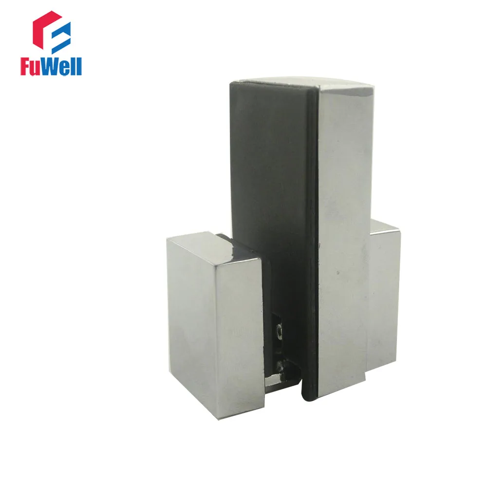

2pcs Adjustable F Glass Clamp Fit 5-20mm Thickness Cabinet Glass Clip Shelf Support Brackets Zinc Alloy Glass Shelf Holder