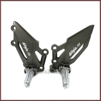 

For KAWASAKI EX 250R NINJA NINJA250 2013 - 2015 2014 Motorcycle Front Left & Right Footrest Foot Pedal Peg Mount Bracket