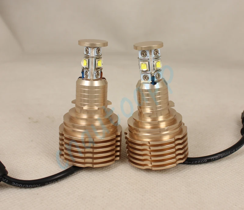 

Angel Eyes H8 Plug & Play LED Light Headlights Daytime Running Light DRL No Error For Headlight - One Set