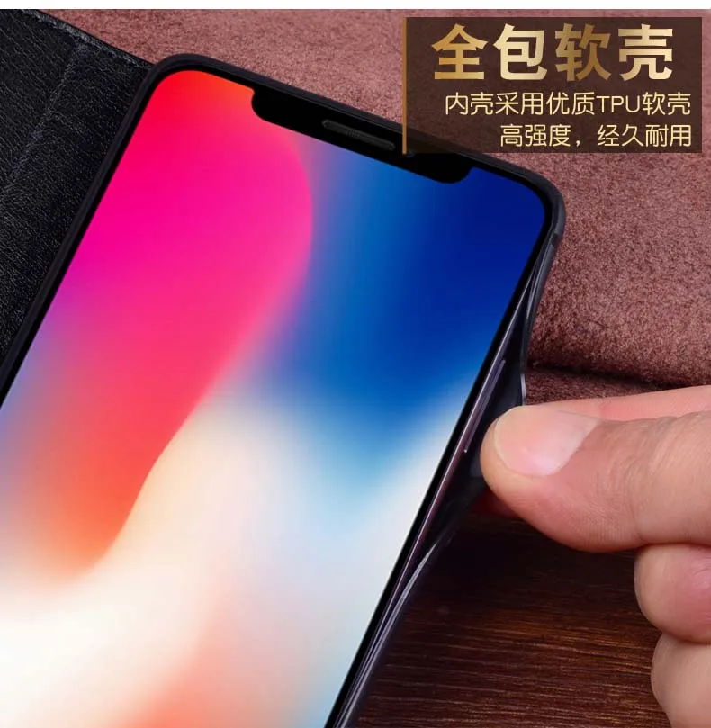 Nefeilike Роскошный чехол-книжка из натуральной кожи для iPhone XR Xs Max, чехол-книжка с подставкой для iPhone Xs MAX, чехол, чехлы для телефонов